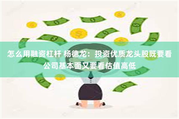 怎么用融资杠杆 杨德龙：投资优质龙头股既要看公司基本面又要看估值高低