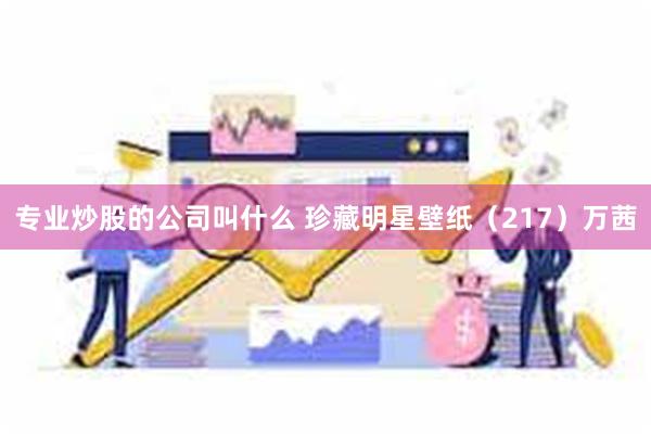 专业炒股的公司叫什么 珍藏明星壁纸（217）万茜