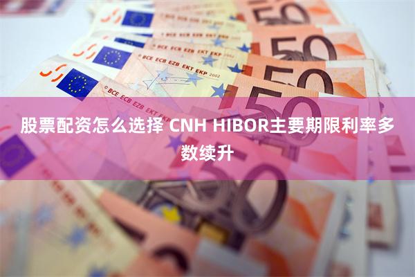 股票配资怎么选择 CNH HIBOR主要期限利率多数续升